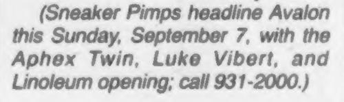 Sneaker Pimps — Sep 7–8, 1997 (Avalon, Boston) Headline
